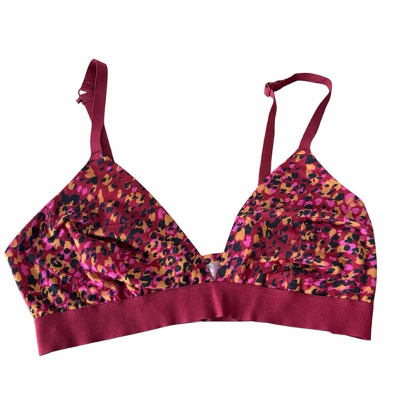 Women’s Athleta Multicolor Leopard Print Bra – Size M - Picture 1 of 4